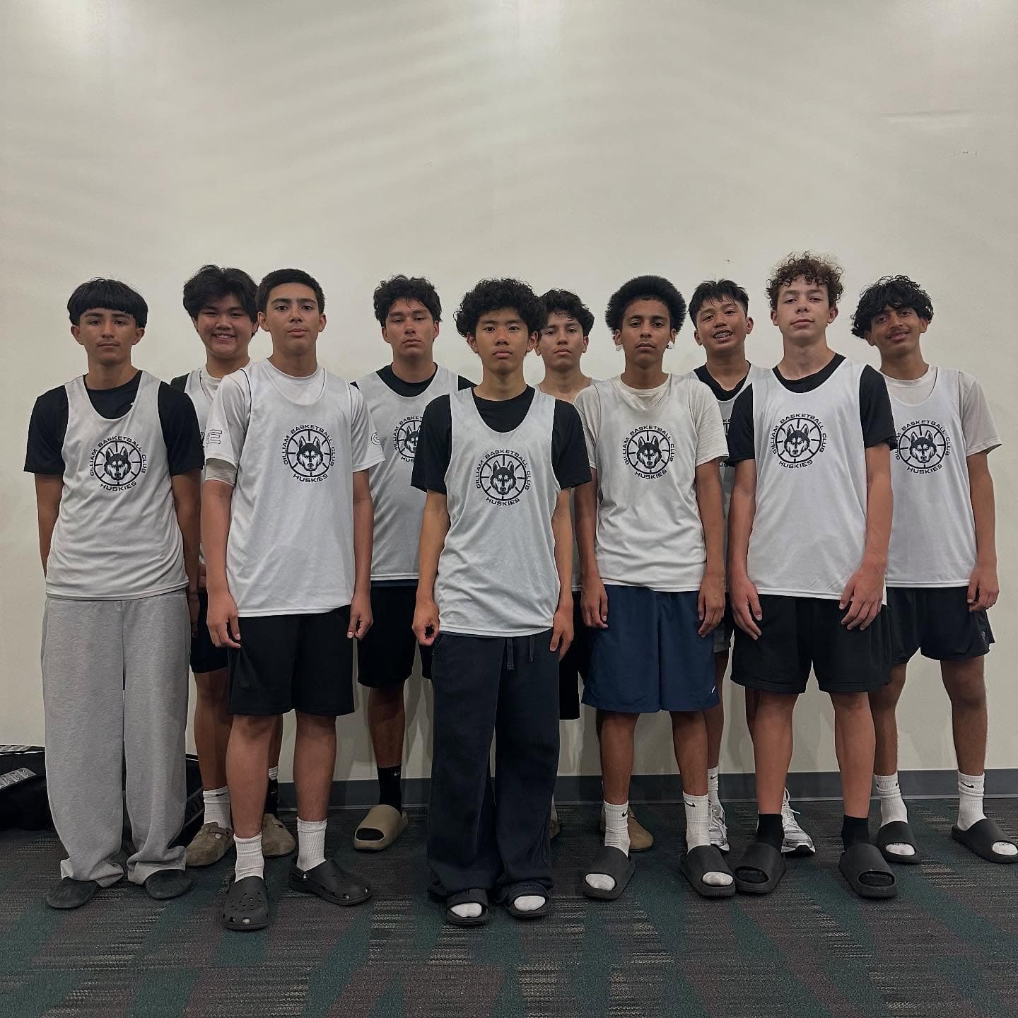GBC Huskies 15U team at MADE Hoops West Mania